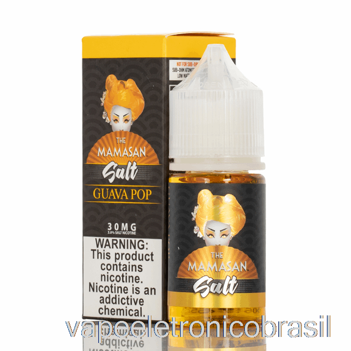 Vape Recarregável Goiaba Pop - O Sal Mamasan - 30ml 50mg